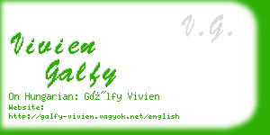 vivien galfy business card